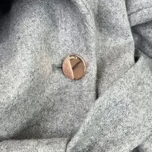 Ted Baker Khera Grey Wrap Neck Wool Cashmere Long Winter Coat Women s Size 2